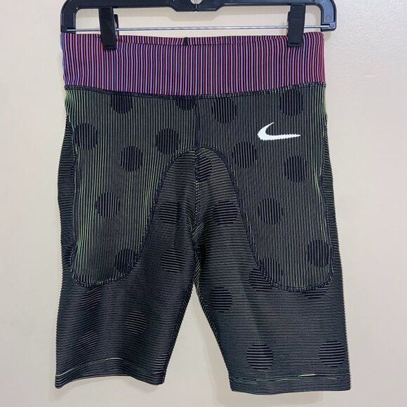 Nike x OFF-WHITE Tight Shorts Biker Shorts CU2480-010 Black/Green Women’s S NEW